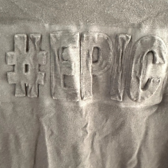 Gray and Black #EPIC Hoodie - Picture 3 of 3